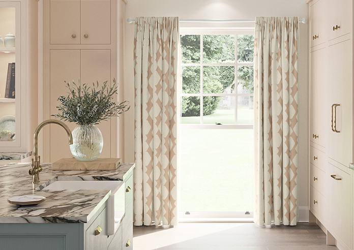 Construct, Tangerine - Made to Measure Curtains - Image 3